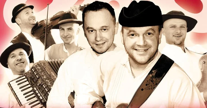 Grafika promocyjna wydarzenia Baciary — koncert w Sandomierzu (7 marca 2026)