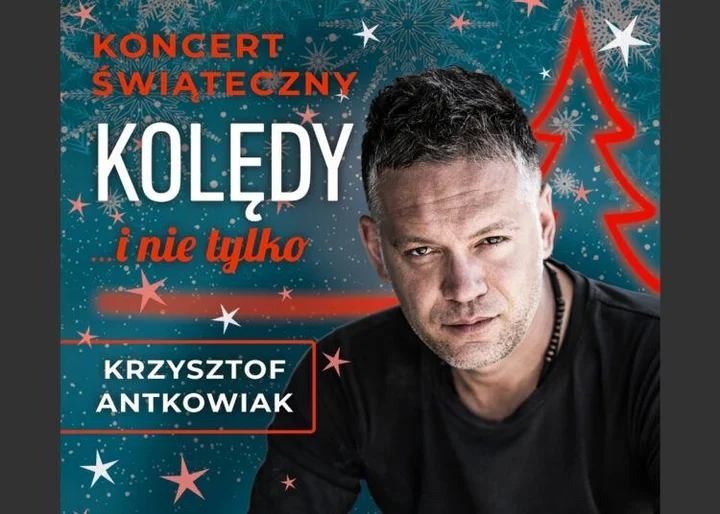 Grafika promocyjna wydarzenia Krzysztof Antkowiak Koncert Świąteczny – kolędy i nie tylko w Sandomierzu