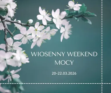 Grafika promocyjna wydarzenia Kobiecy Weekend Mocy — rozkwitaj na wiosnę w Sandomierzu