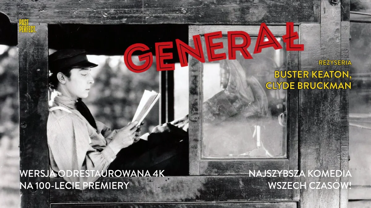 Grafika promocyjna wydarzenia Wtorek z klasyką: Generał Keatona w 4K