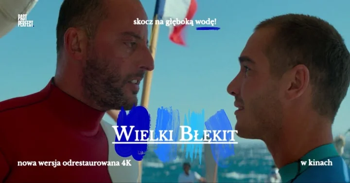 Grafika promocyjna wydarzenia Wtorek z klasyką: WIELKI BŁĘKIT w odrestaurowanej wersji 4K