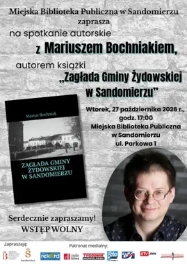 Pamięć o sandomierskich Żydach wróci w bibliotece - spotkanie z autorem