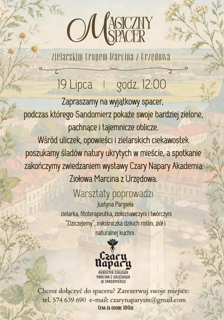 W Sandomierzu rusza spacer zielarskim tropem Marcina z Urzędowa