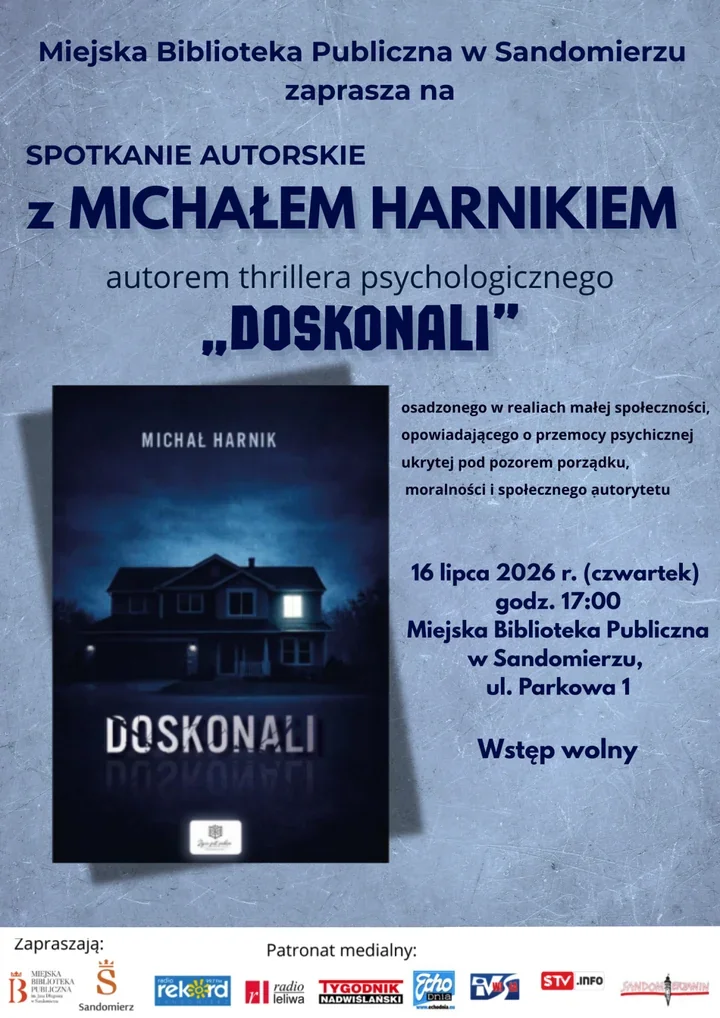 Michał Harnik w Sandomierzu. Debiut, który sięga po trudne tematy