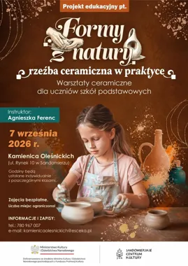 Tylko cztery grupy ulepią własne rzeźby. Bezpłatne warsztaty w Sandomierzu