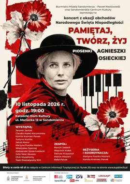 Niepodległościowy koncert zmienia formułę. W Sandomierzu zabrzmi Osiecka