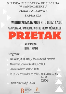 „Przetak” poświęci majowy wieczór matkom i literackim głosom