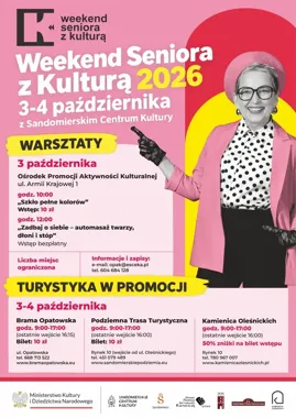 Seniorzy w Sandomierzu zwiedzą zabytki taniej i wezmą udział w warsztatach