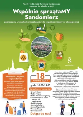 Sandomierz szykuje miejskie sprzątanie z podziałem ulic