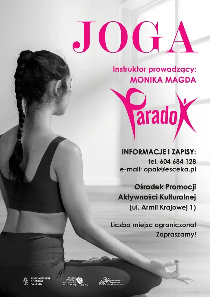 Joga wraca do OPAK. Cotygodniowe zajęcia dla dorosłych w Sandomierzu