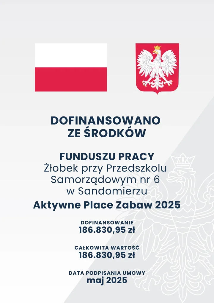 Nowy plac zabaw przy sandomierskim żłobku już gotowy do codziennej zabawy