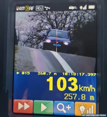 W Nowej Wsi gnał o 53 km/h za szybko - stracił prawo jazdy