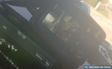 Słupcza - jechał powyżej 100 km/h w zabudowanym - stracił prawo jazdy