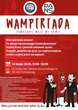 Studenci znów oddadzą krew w Tarnobrzegu. Jubileuszowa Wampiriada wraca