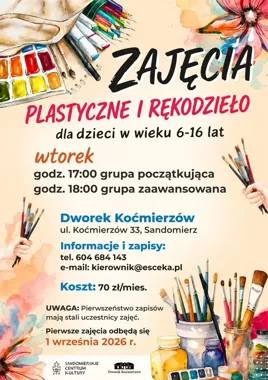 We wtorki Dworek Koćmierzów zamieni się w pracownię wyobraźni