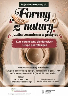 Bezpłatny kurs ceramiki w Sandomierzu rusza od wyprawy do Iłży