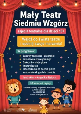 Mały Teatr Siedmiu Wzgórz otwiera scenę dla młodych talentów