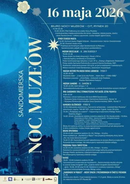Sandomierz po zmroku - Noc Muzeów 2026 otwiera miasto od podziemi po Bramę