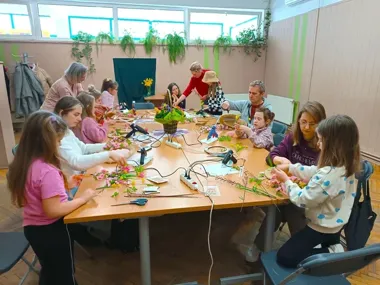 W Sandomierzu wielkanocne warsztaty pokazały, jak robi się święta rękami