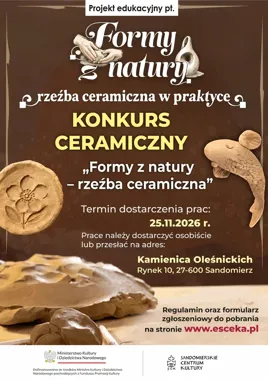 Ceramika szuka własnego kształtu. SCK zaprasza do konkursu „Formy z natury”