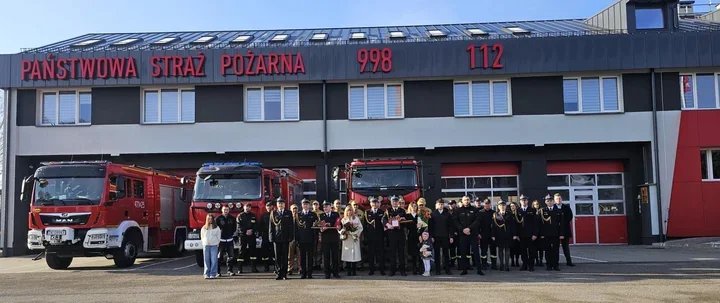 Sandomierz żegna dwóch strażaków - razem 58 lat w akcji i szereg odznaczeń
