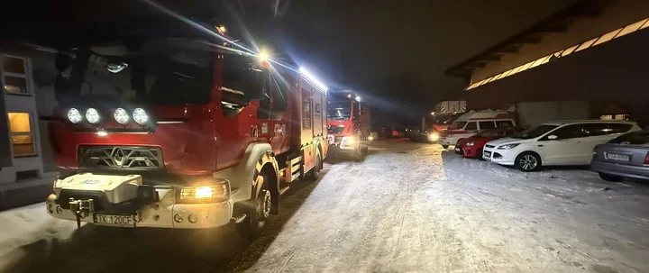 Strażacy rozświetlili niebo nad Sandomierzem podczas finału WOŚP