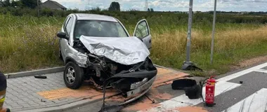 Zderzenie na DK9 pod Sandomierzem - jedna osoba potrzebowała pomocy